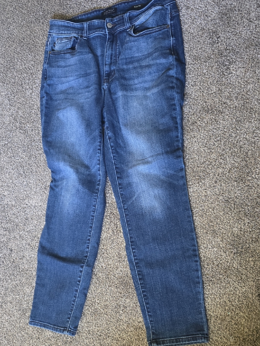 Judy Blue Men’s Slim Straight Blue Jeans